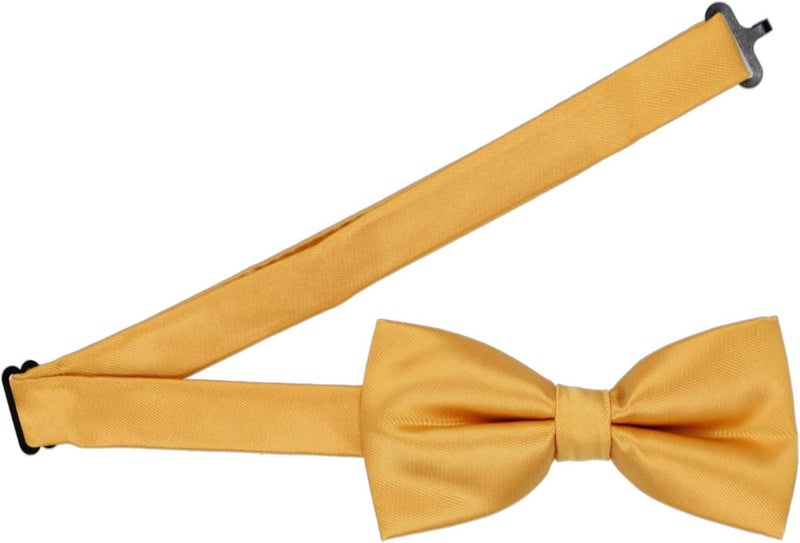 tiemart Pre-Tied Adjustable Men's Band Collar Bow Tie - Image 4
